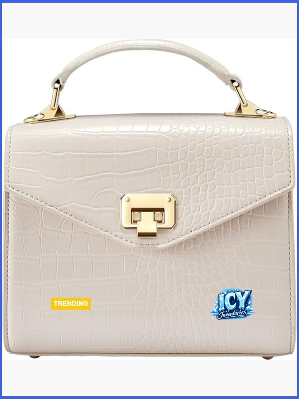 Faux Leather Top Handle Satchel with Adjustable Shoulder Strap
